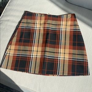 Aritzia New Classic Check Mini Skirt